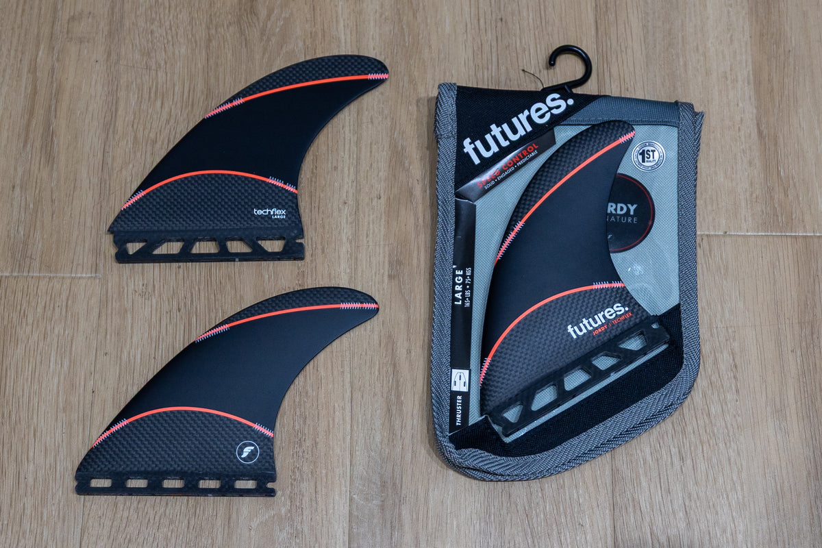 Futures Fins TECH FLEX 3.0 Jordy Smith Large｜強い踏み込みに応える