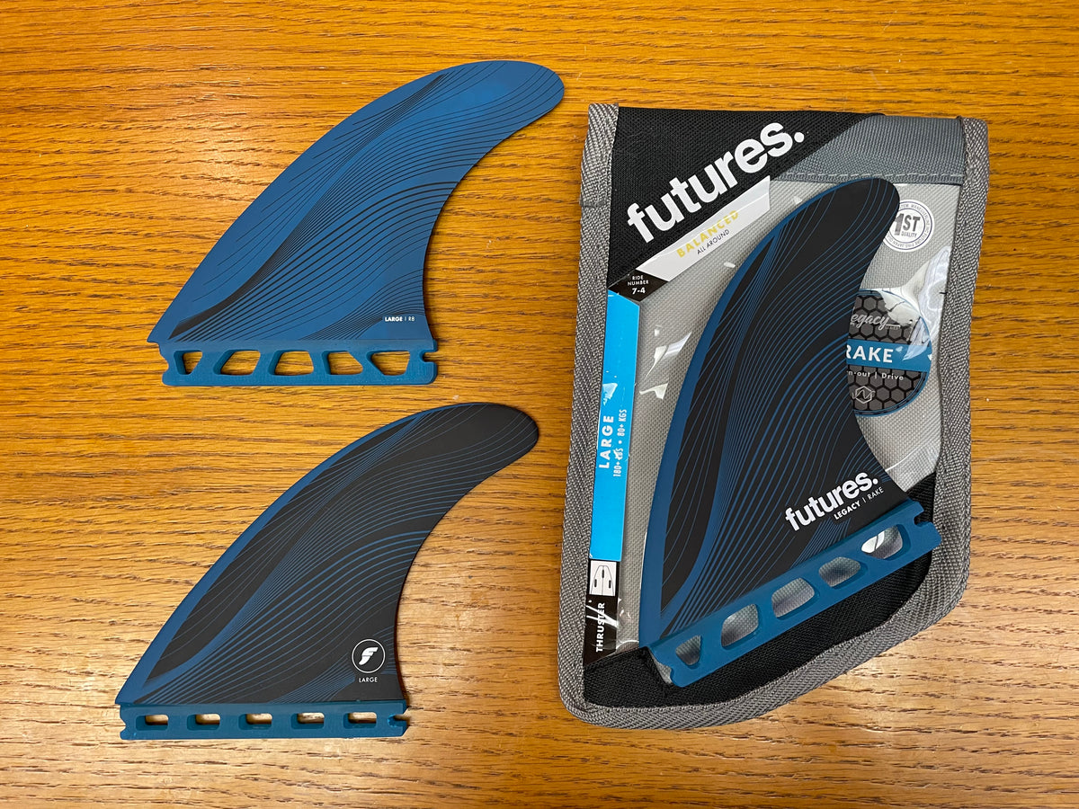 Futures Fins RTM HEX LEGACY R8 Lサイズ BLUE トライフィン