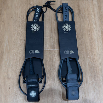 OCTOPUS ショートボード用リーシュ 6FT MISSION CONTROL 6mm