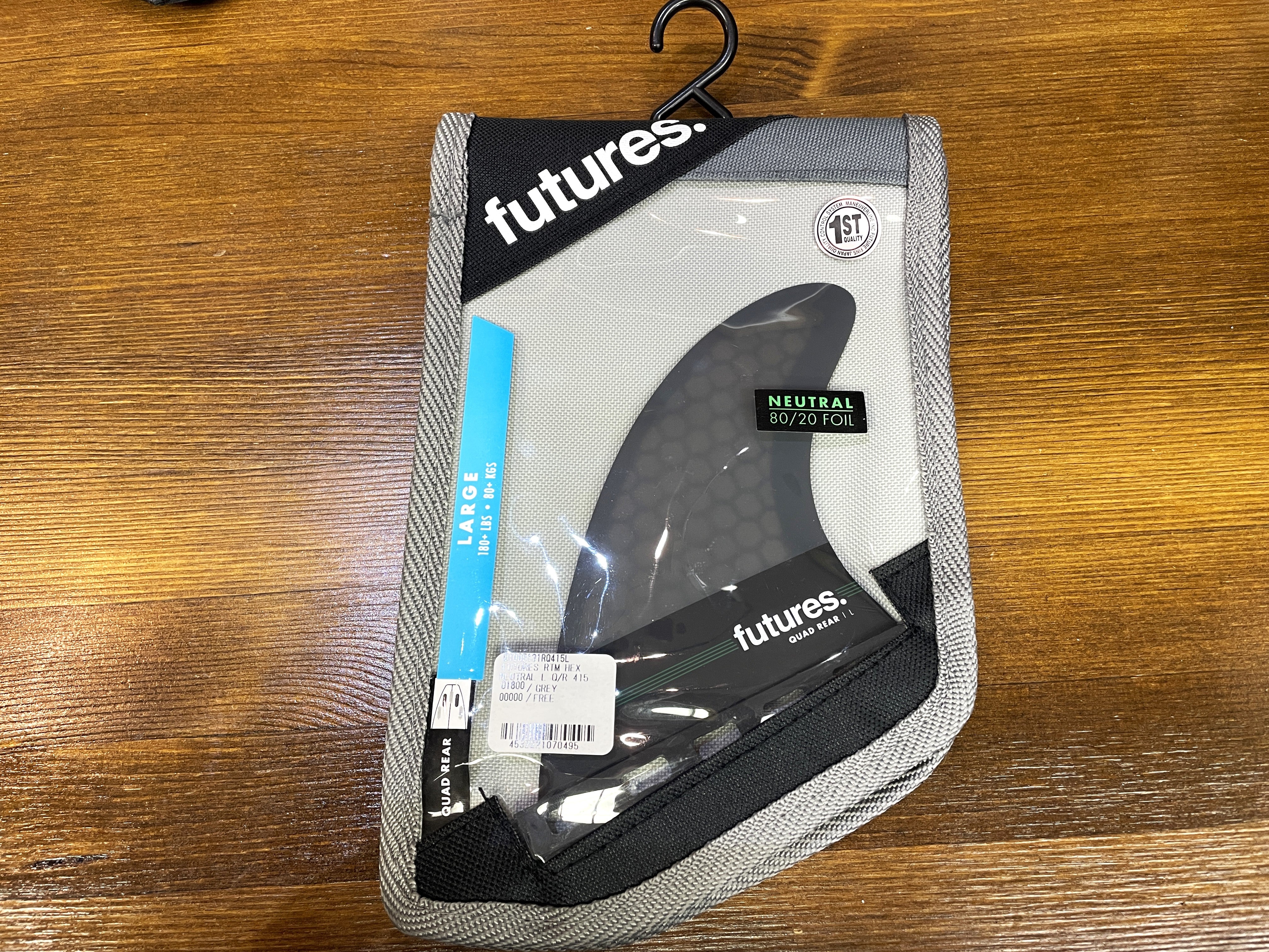 Futures Fins RTM HEX NEUTRAL L Q/R 415 Lサイズ クワッド
