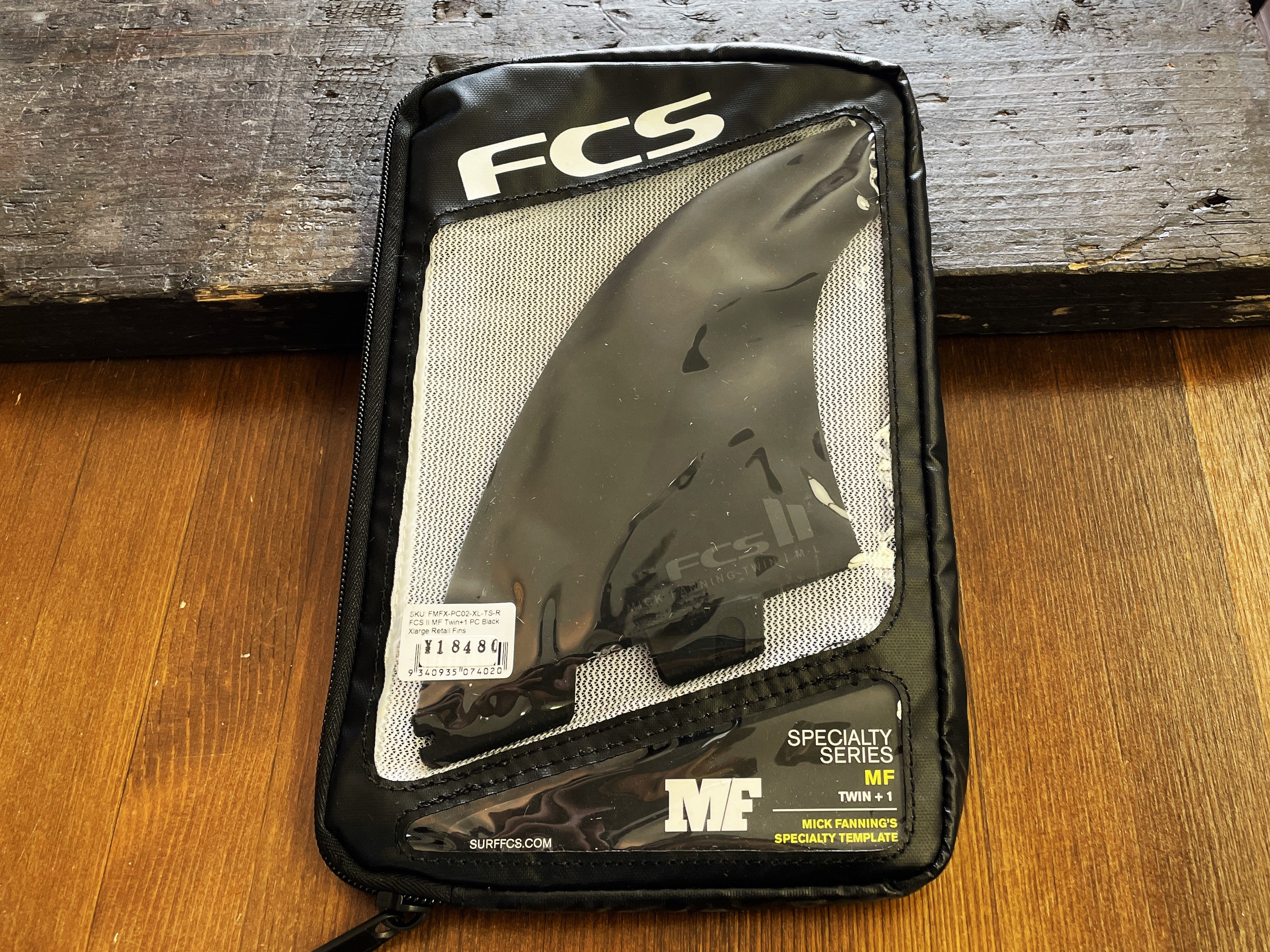 Foil Surfboard FCS II MF PC Thruster Fins Medium Black/Mango Fcs