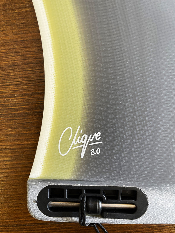 FCS II CLIQUE LONGBOARD FIN 8.0" シングルフィン